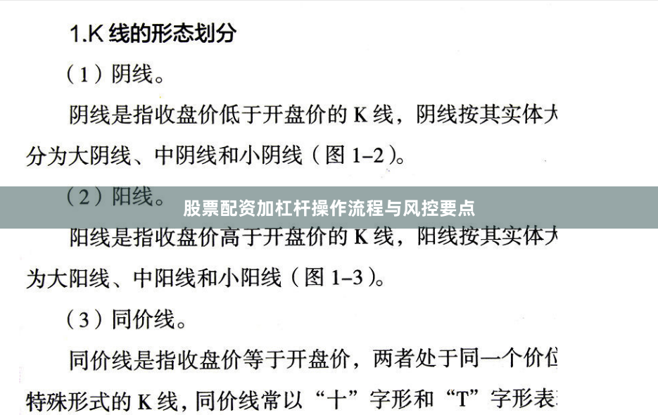 股票配资加杠杆操作流程与风控要点